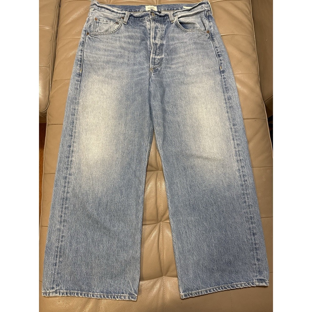 Citizens of Humanity Gaucho Vintage Wide-Leg Jeans Sodapop, Size 32